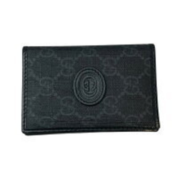 Gucci Interlocking GG Supreme Canvas Case Black Gucci - Picture 1 of 3